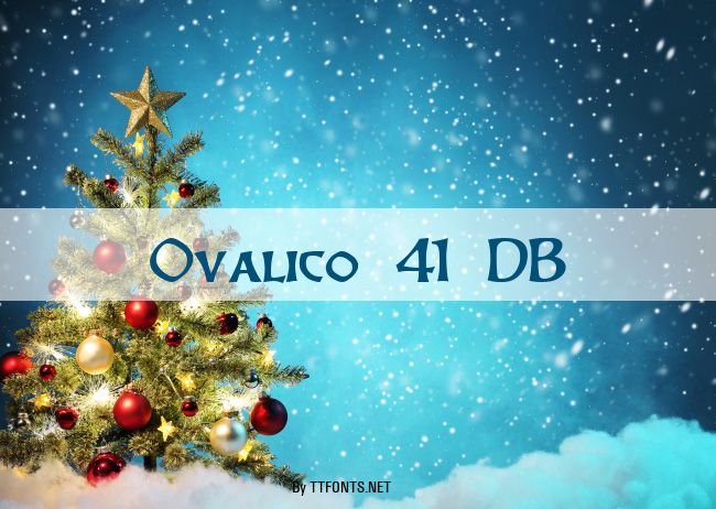 Ovalico 41 DB example